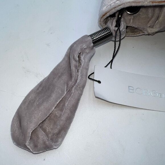 BCBGeneration Gray Velvet Studded Wristlet - Picture 8 of 11